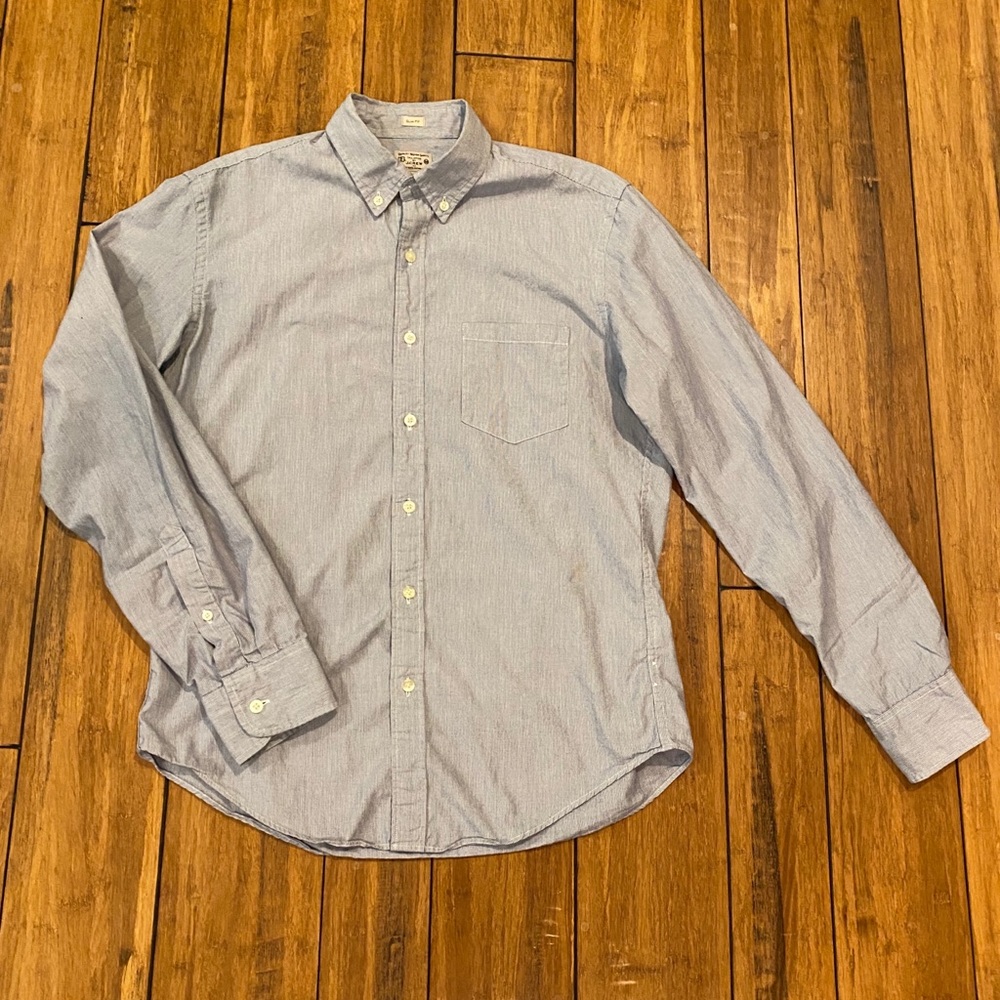 J. Crew men’s slim fit stripe shirt